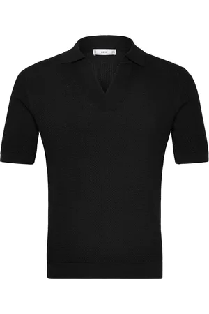 MANGO Structured Fine-Knit Polo Shirt