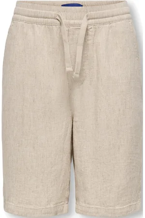 Only & Sons Osjtel Visc Lin Shorts 0075 Beige