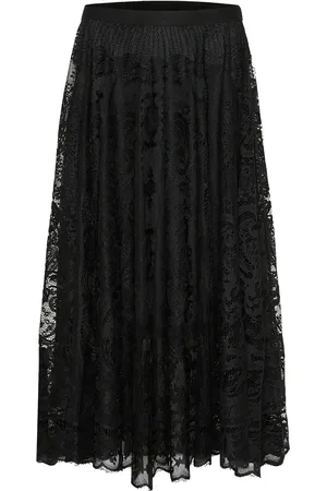 Kaffe Kavilja Lace Skirt Black