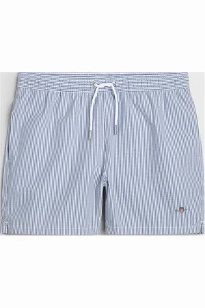GANT Seersucker Swim Shorts Blue