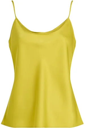 Calvin Klein Matt Shine Satin Cami Yellow