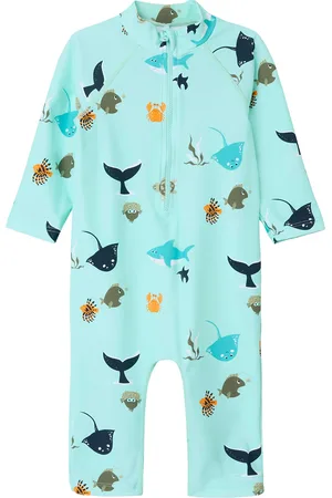 NAME IT Nmmzilo 3/4 Uv Suit Blue