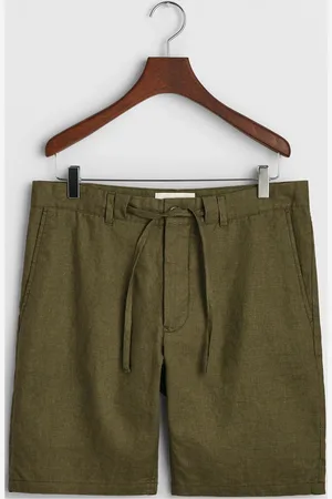 GANT Relaxed Linen Ds Shorts Green