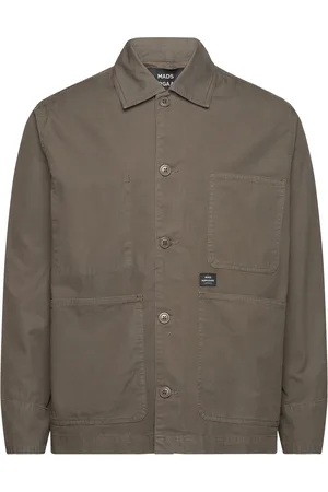 Mads Norgaard Fine Twill Chore Jacket Khaki
