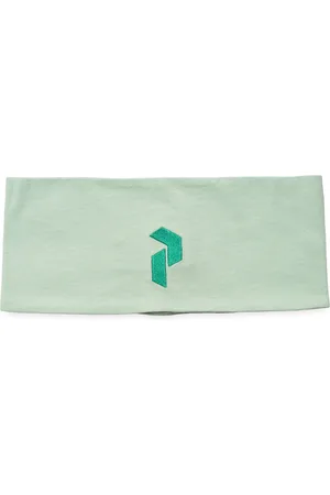 Peak Performance Logo Soft Headband Green