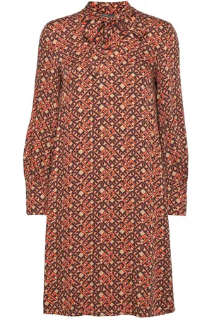 ESPRIT Modern, Printed Lenzing™ Ecovero™ Dress Patterned