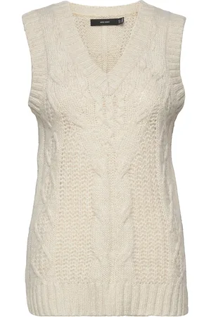 VERO MODA Vmbriella Sl V-Neck Vest Ga Bf Cream