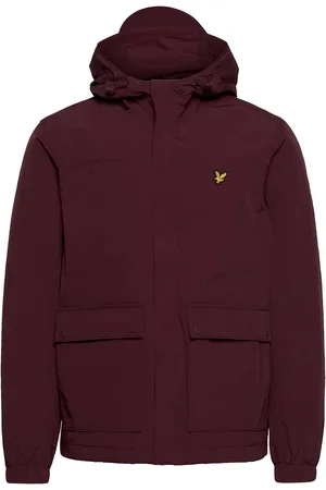 Lyle & Scott Hooded Pocket Jacket Purple