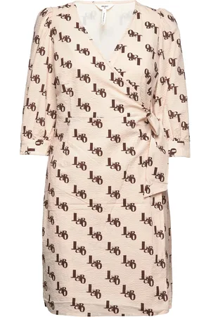 Object Objlicia 3/4 Wrap Dress 122 .C Patterned