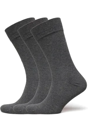 GANT Soft Cotton Socks 3-Pack Grey