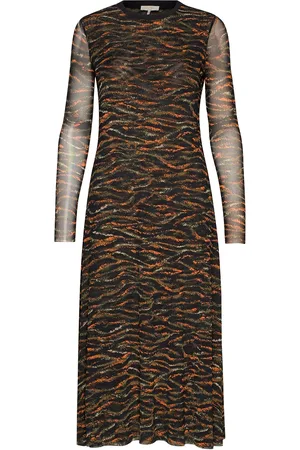 Notes Du Nord Rain Dress Brown