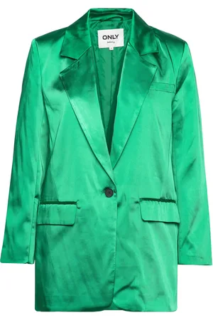 ONLY Onllana-Mayra L/S Ovs Satin Blazer Tlr Green