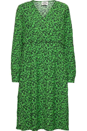 Mads Norgaard Chakra Canary Dress Green