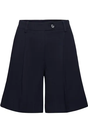 GANT Stretch Linen Shorts Navy