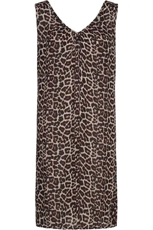 Kaffe Kaisolde Amber Strap Dress Brown