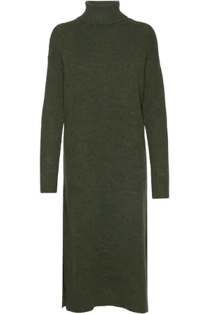 A-View Penny Knit Dress Khaki