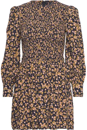 French Connection Berrit Colette Crepe Dress Patterned