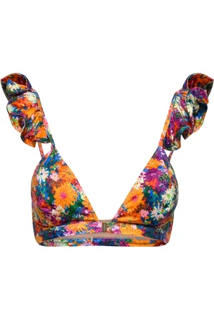 Underprotection Lotusup Bikini Bra Patterned