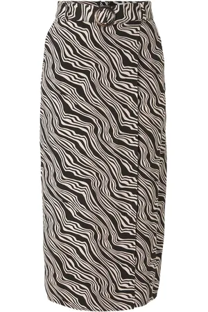 TOM TAILOR Skirt With With Wrap Detail Black