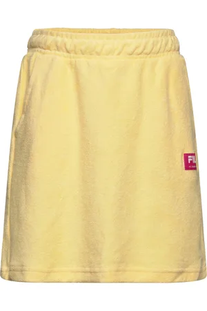 Fila Tagmersheim Towelling Knit Track Skirt Yellow