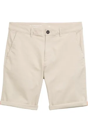TOM TAILOR Slim Chino Shorts Cream