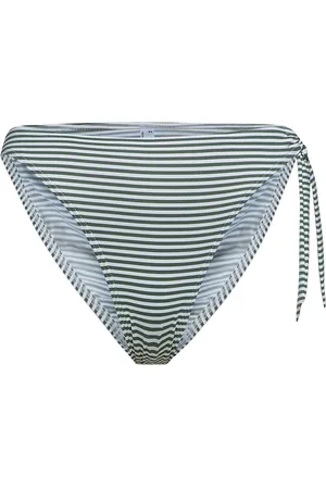 ESPRIT Recycled: Striped Bikini Briefs Green