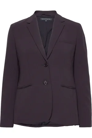 French Connection Whisper Ruth Fitted Blazer Purple