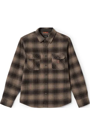 Brixton Builders Bowery Str Wr Flannel Brown
