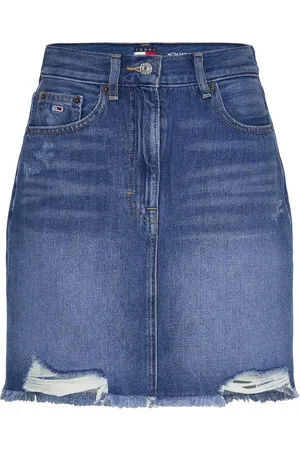 Tommy Hilfiger Mom Skirt Bi8057 Blue