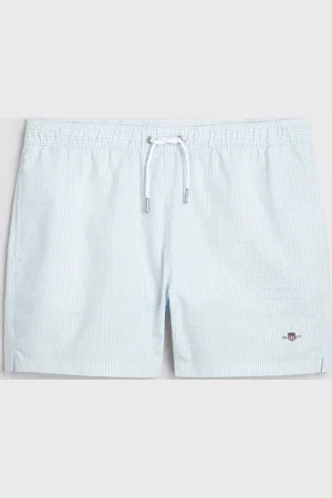 GANT Seersucker Swim Shorts Blue