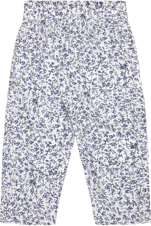 MANGO Printed Cotton Trousers