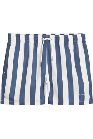 GANT Block Stripe Swim Shorts Navy