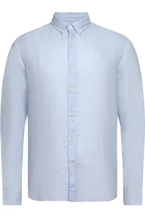 Timberland Linen Shirt Blue