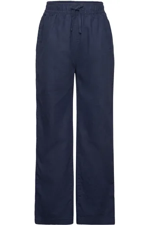 GANT Cotton Linen Pants Navy