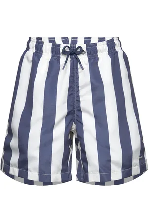 GANT Striped Swim Shorts Blue