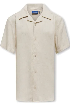 Only & Sons Osjkari Ss Shirt Visc Lin 0075 Resort Beige