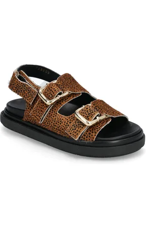ALOHAS Harper Leather Sandals Brown