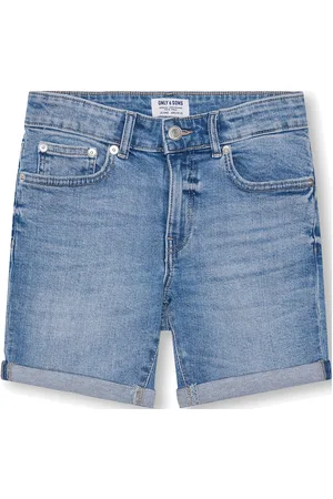 Only & Sons Osjply Mb 2792 Pim Dnm Shorts Blue