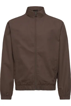 Daily paper Twill Track Jacket Brown