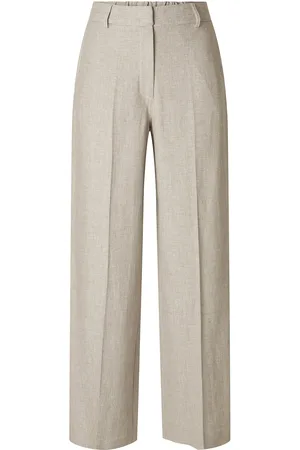 SELECTED Slfmargo-Tara Mw Wide Pant Cream