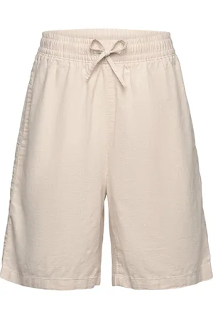 GANT Cotton Linen Shorts Beige