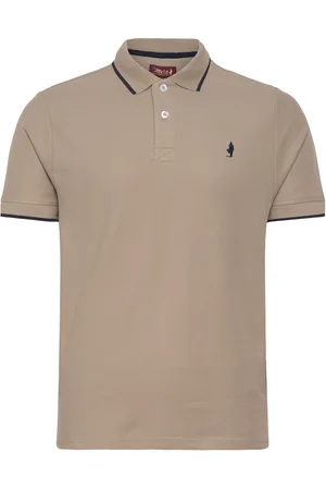 MCS River Reg Cot Pq M Polo Beige