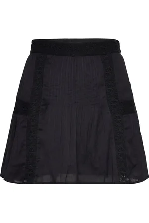 MANGO Ruffled Cotton Skirt