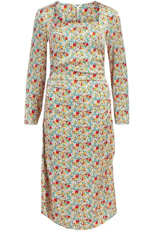Object Objjabin L/S Slim Dress 126 Patterned