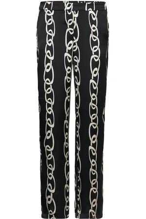 MANGO Chain Print Trousers