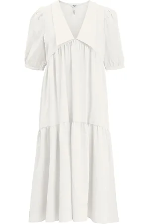 Object Objalaia 2/4 Long Dress A Div White