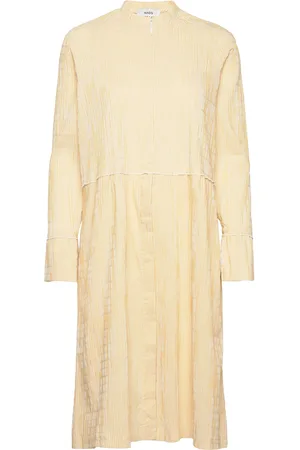 Mads Norgaard Crinckle Pop Dupina Dress Cream