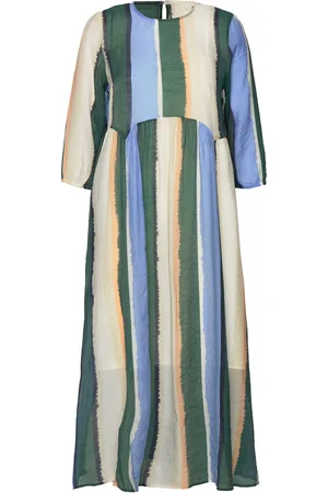 Object Objtakumi 3/4 Midi Dress 126 Green