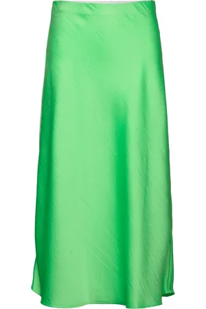 Y.A.S Pastella Hw Midi Skirt - Noos Green