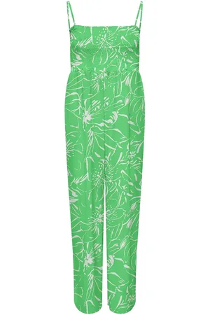 ONLY Onlalma Life Poly Bianca Jumpsuit Aop Green